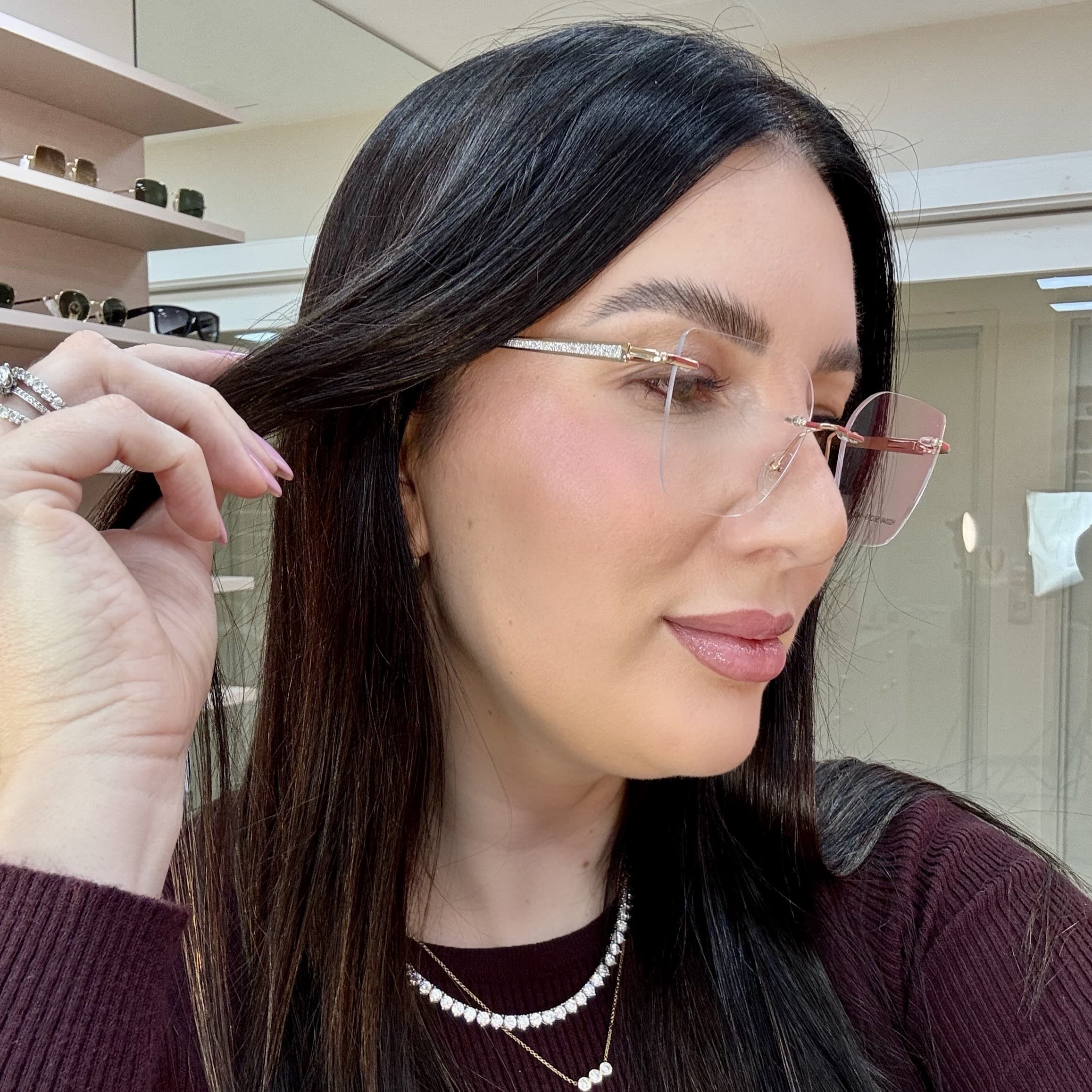 Óculos de Grau Feminino Kessy 480 Dourado